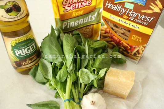 Healthy School Lunch - Pasta & Pesto