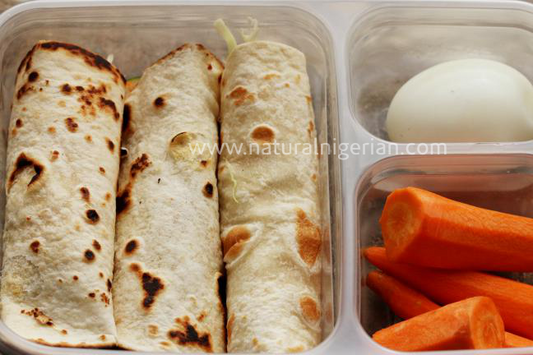Healthy School Lunch Ideas- Quick & Easy Chicken Wrap