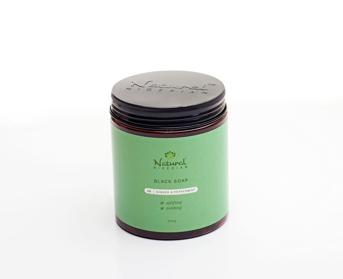 Natural Nigerian™ Ginger and Peppermint Black Soap