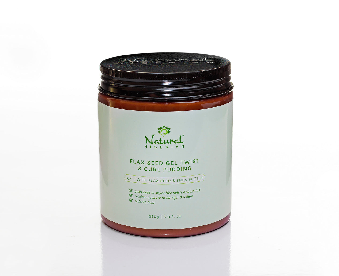 Natural Nigerian™ Flax Seed Gel Twist and Curl Pudding