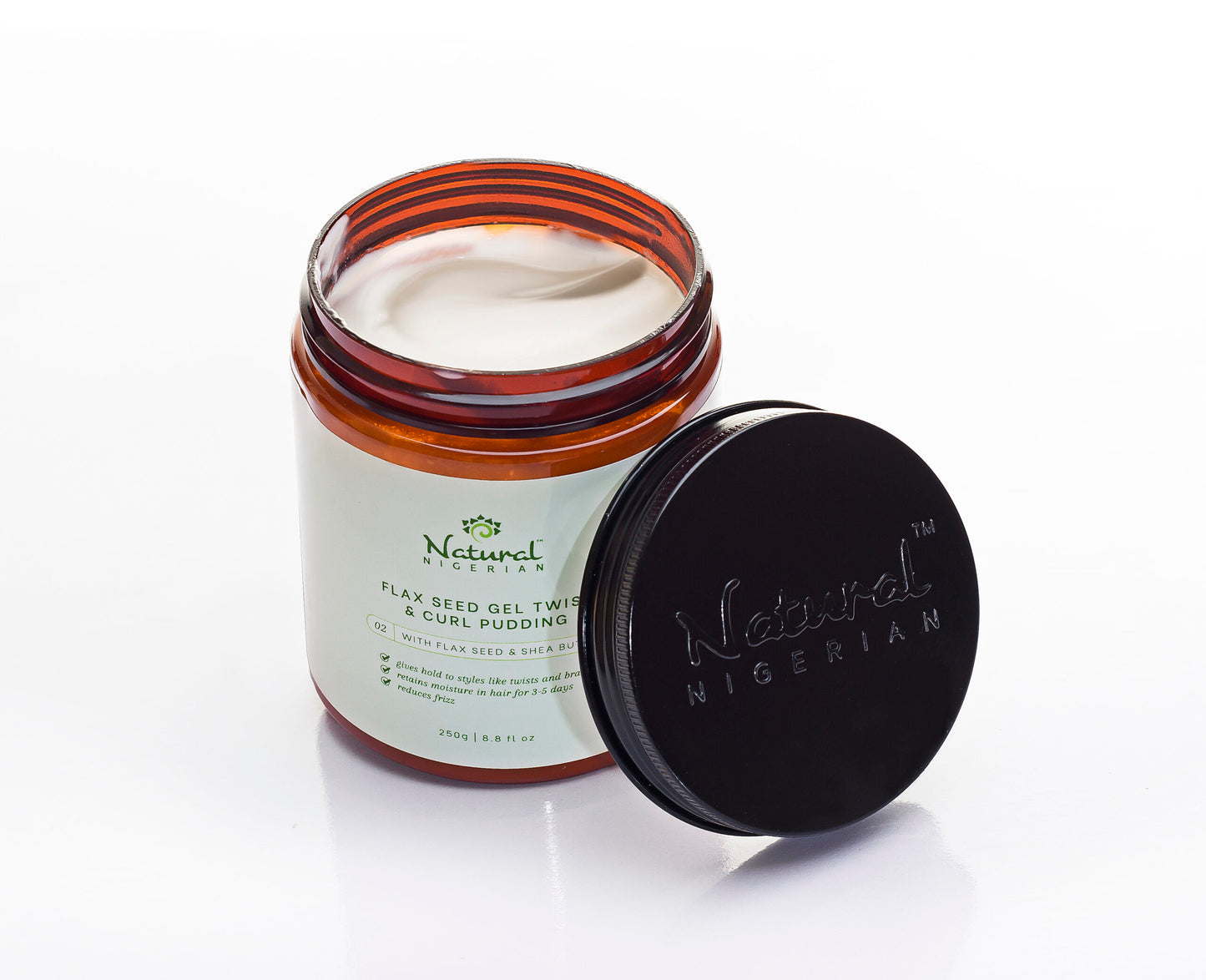 Natural Nigerian™ Flax Seed Gel Twist and Curl Pudding