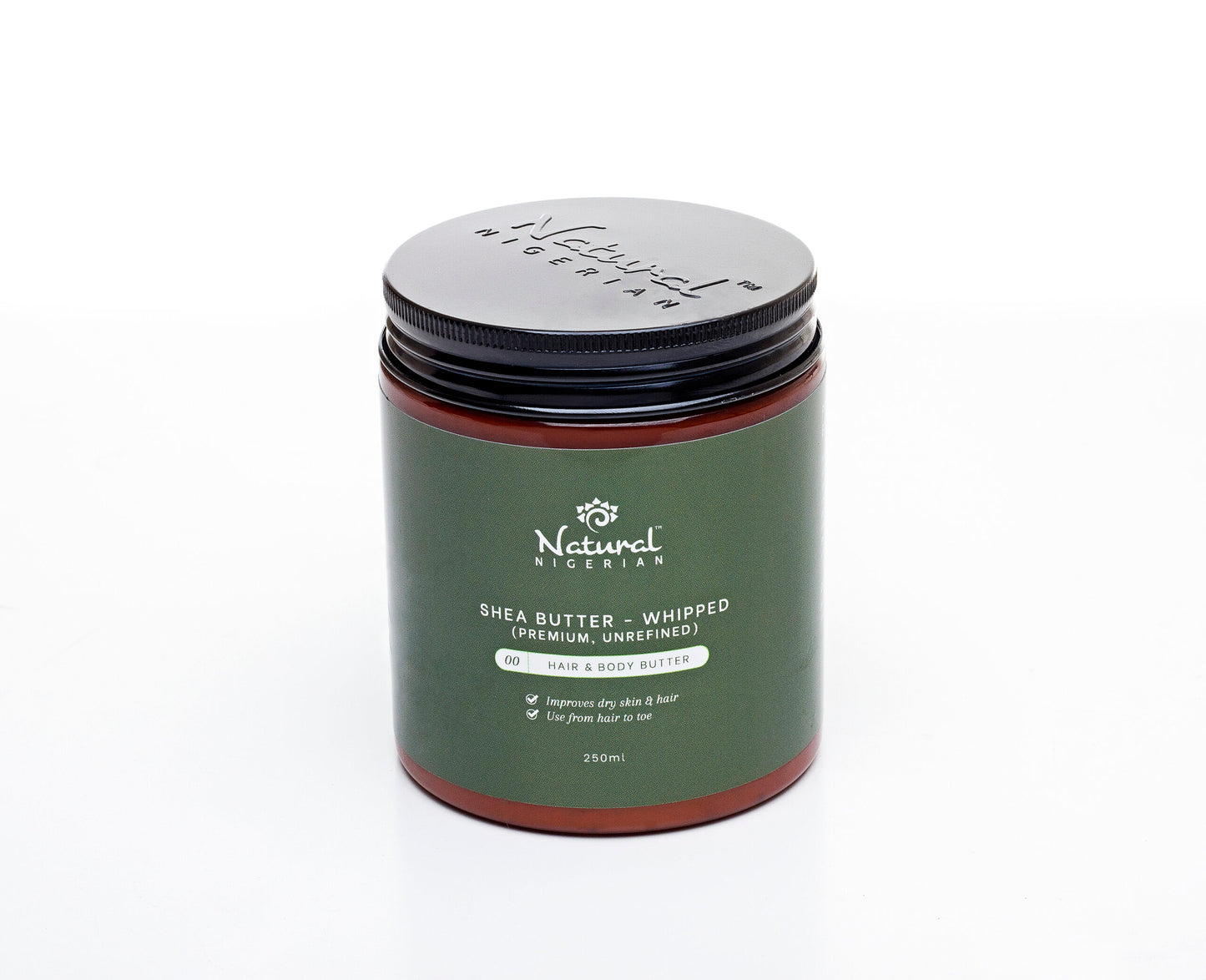 Natural Nigerian™ Raw Unrefined Shea Butter - Whipped. 150g