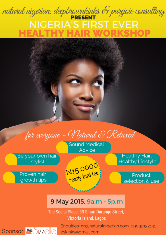 Healthy Hair Workshop - Save the Date
