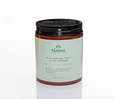Natural Nigerian™ Flax Seed Gel Twist and Curl Pudding